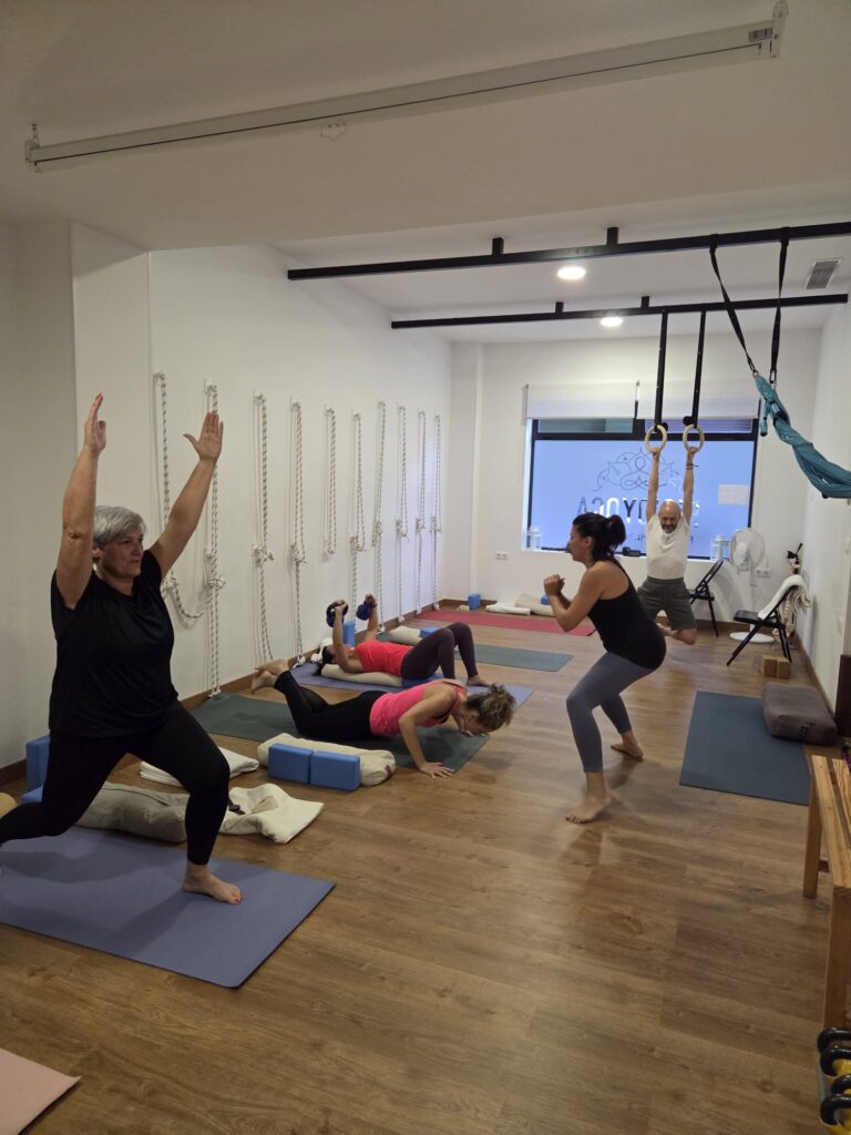 fisioyoga alumnos de 60 años